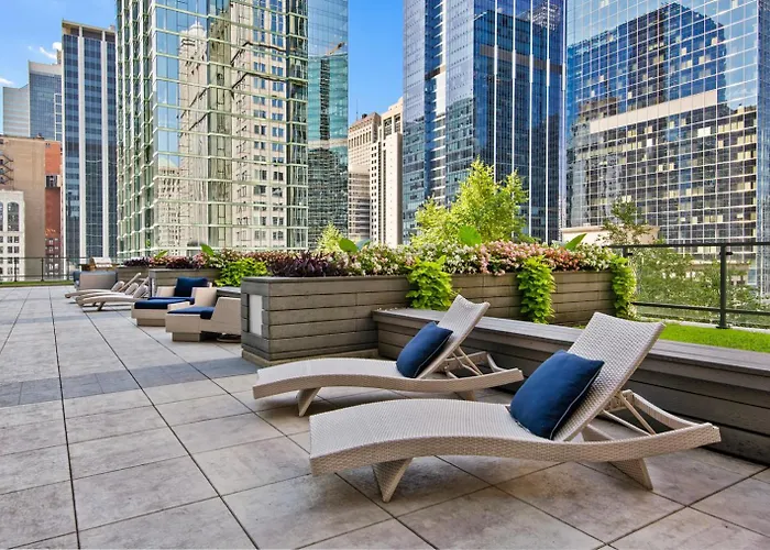 Loop 1br W Gym Pool Lounge 1 Block From L Chi-695 Apartamento