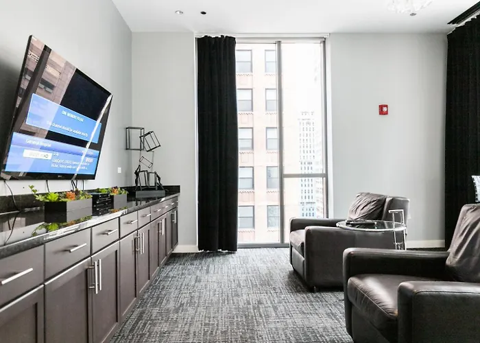 Apartamento Loop 1br W Gym Pool Lounge 1 Block From L Chi-695