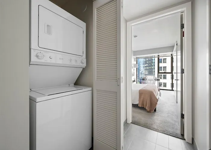 Apartamento Loop 1br W Gym Pool Lounge 1 Block From L Chi-695 *