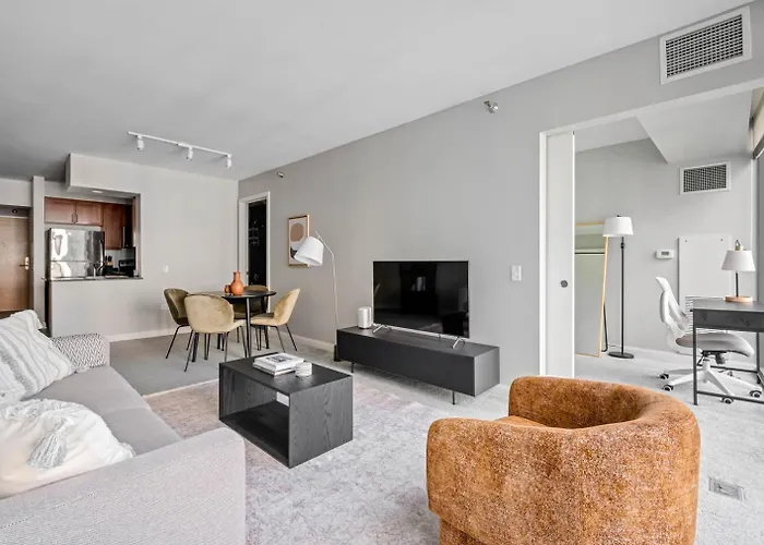 Apartamento Loop 1br W Gym Pool Lounge 1 Block From L Chi-695 *
