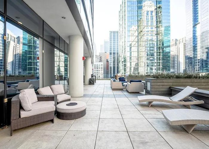 Loop 1br W Gym Pool Lounge 1 Block From L Chi-695 Apartamento *